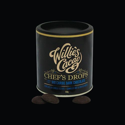 Willie's Cacao Chef's Drops Rio Caribe Dark Chocolate 72%