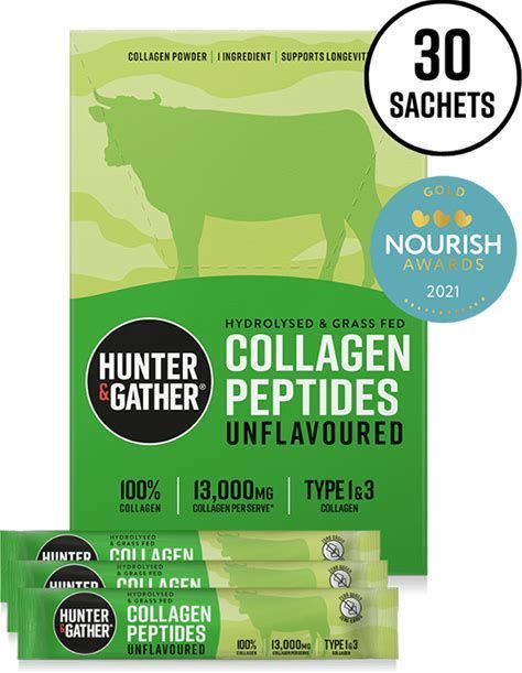 Hunter & Gather Bovine Collagen Protein Powder Sachets
