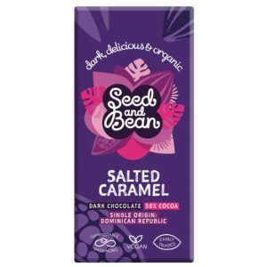 Seed and Bean Salted Caramel Dark Chocolate