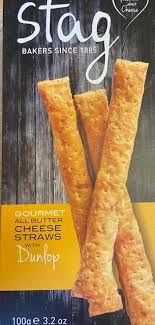 Stag Dunlop Cheese Straws Baked Snacks