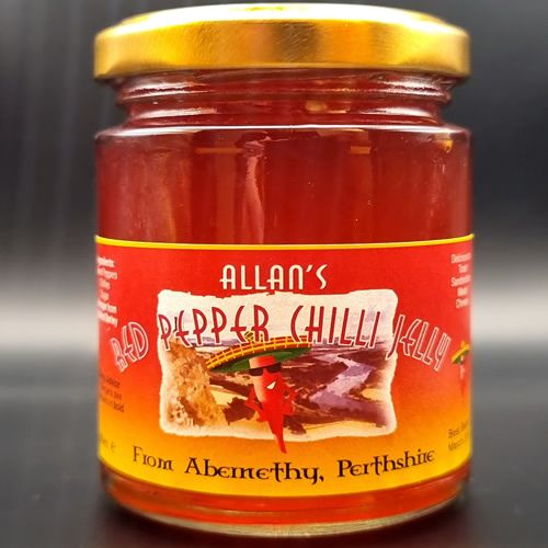 Allan's Red Pepper Chilli Jelly Savoury Jellies & Ja