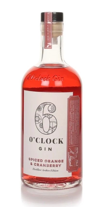 6 O'Clock Spiced Orange & Cranberry Gin Miniature Gins & Gin Liqueurs