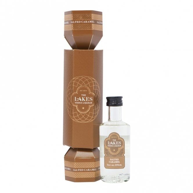 The Lakes Salted Caramel Vodka Liqueur Christmas Cracker