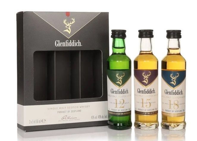 Glenfiddich Triple Pack Miniatures Whisky