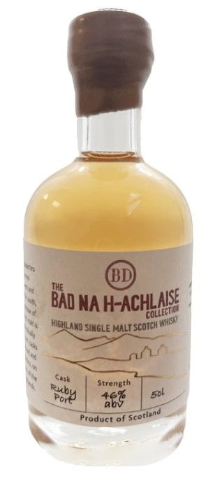 Bad Na H-Achlaise port Cask Miniature Whisky