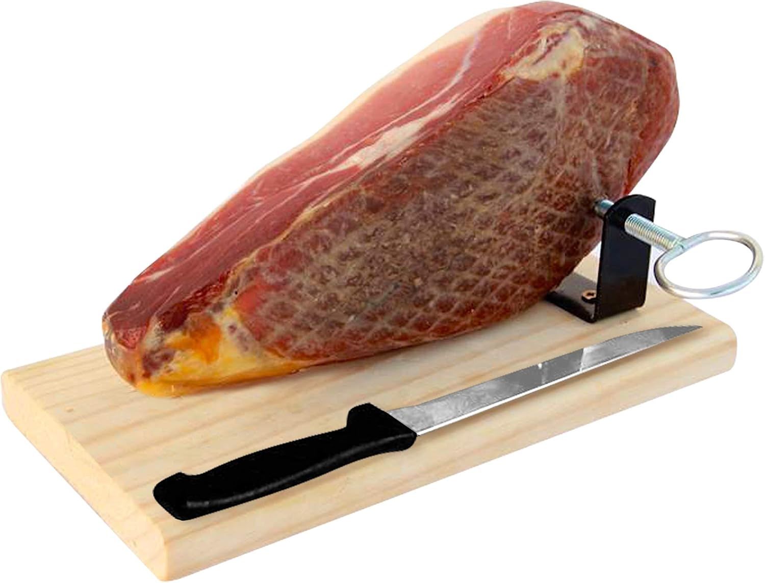 Mini Serano Ham with knife and stand