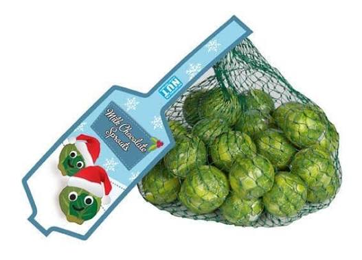 Net of Chocolate Brussel Sprouts Seasonal