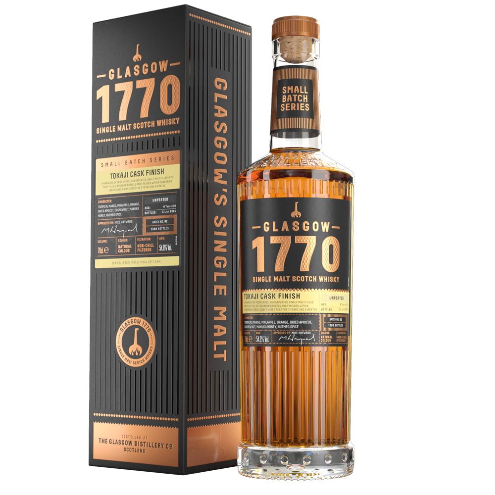 Glasgow 1770 Tokaji Cask Finish Batch 2, 54.8%