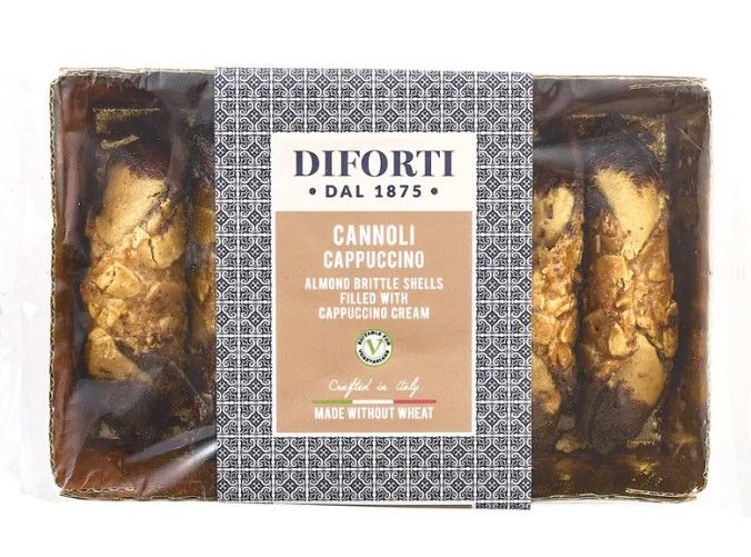 Diforti Gluten Free Cappucino Sicilian Cannoli