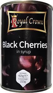 Royal Crown Black Cherries in Syrup