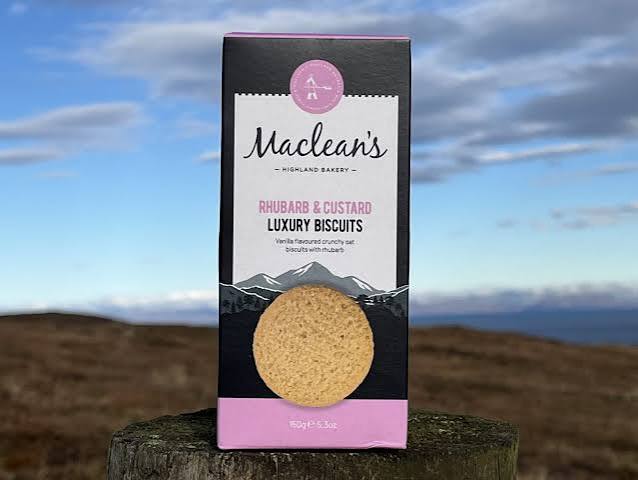 Maclean's Rhubarb and Custard Biscuits