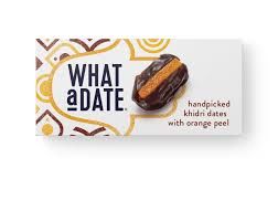 Organic Dates with candied Orange Peel