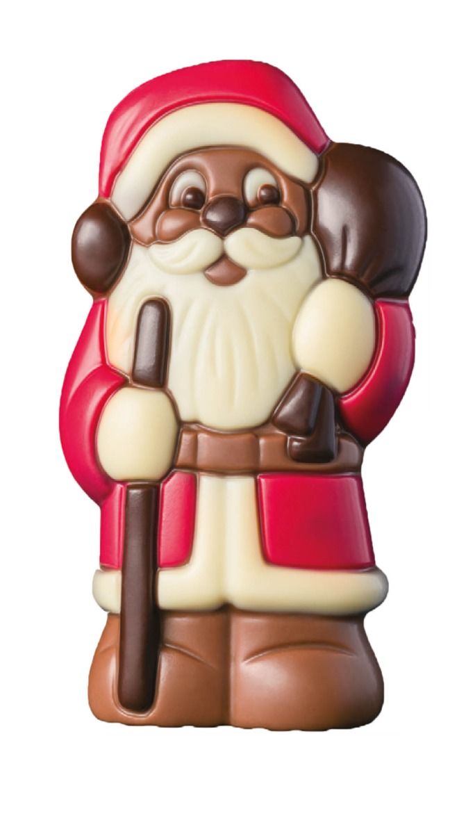 Chocolate Santa with Bag