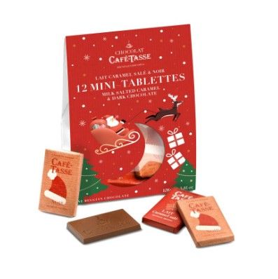 Cafe Tasse Dark & Milk Chocolate with Hazelnut Mini Bars