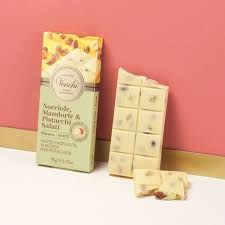 Venchi White Chocolate with Salted Nuts Bar