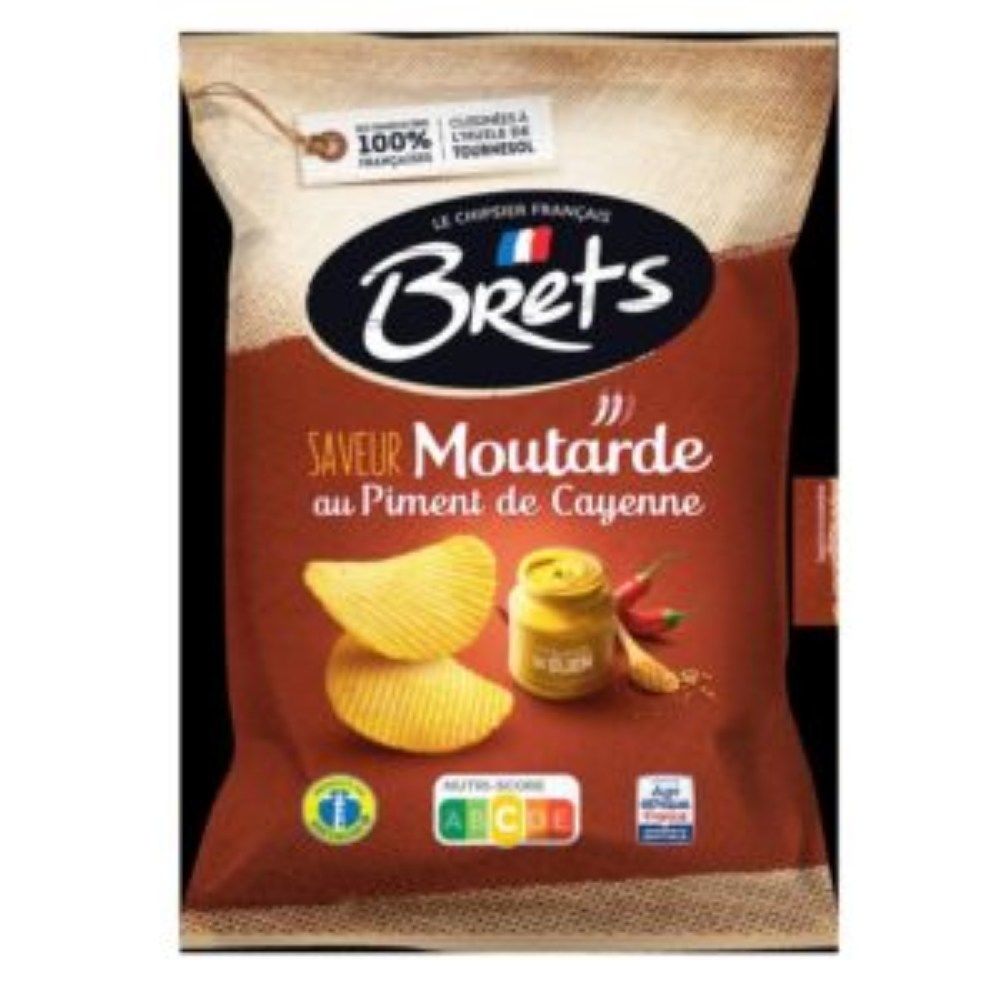 Brets Mustard and Cayenne crisps