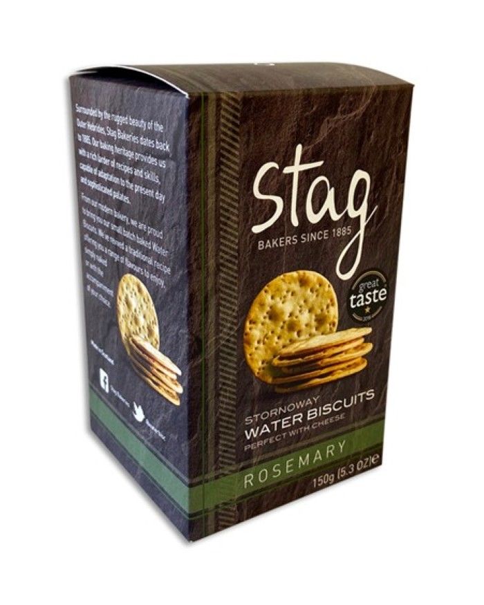 Stag Bakery Rosemary Water biscuits