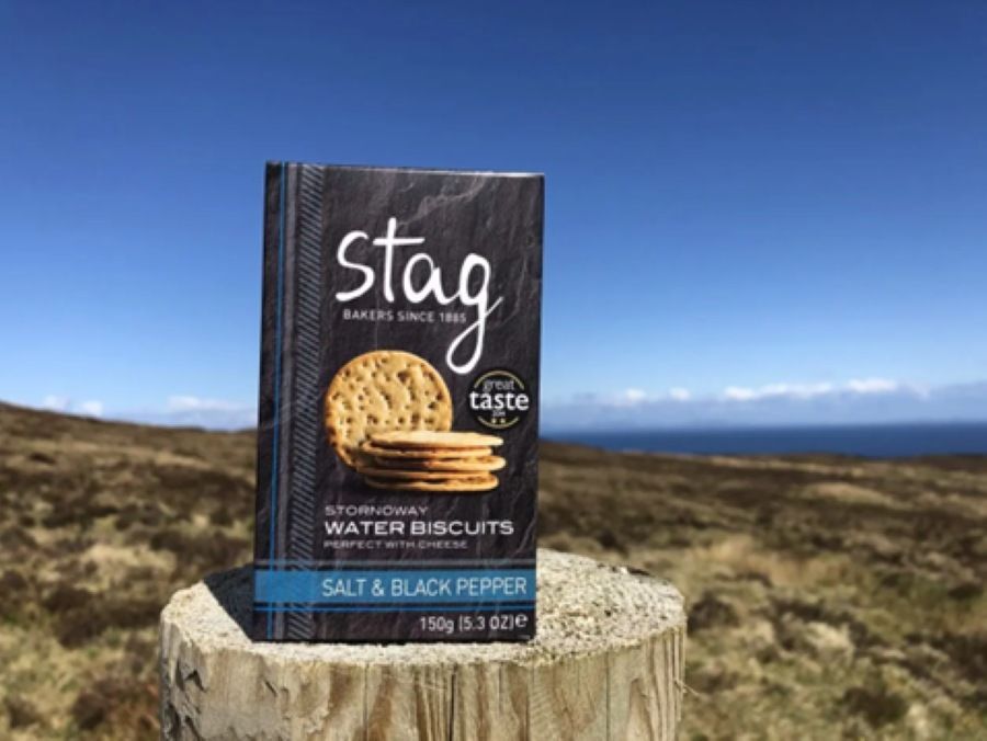 Stag Bakery Salt Pepper Water biscuits