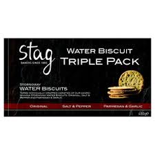 Stag Water Biscuits Triple Pack