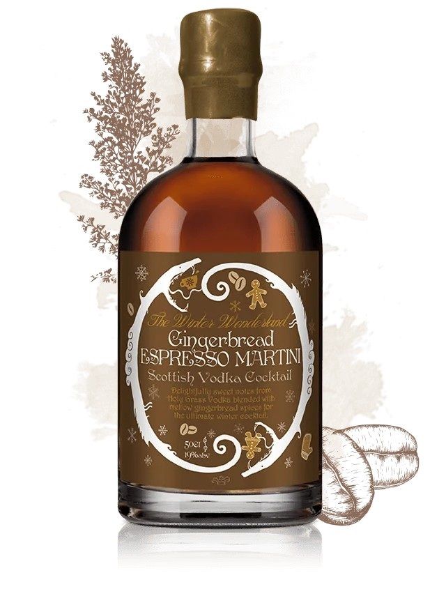 Holy Grass Gingerbread Espresso Martini Vodka