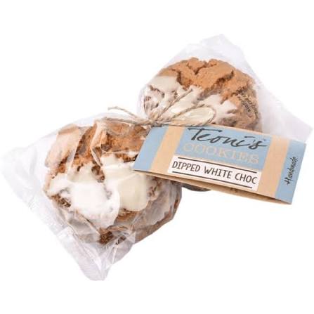 Teoni's Dipped White Chocolate Chip Cookie