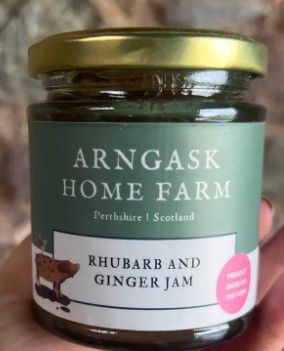 Arngask Farm Rhubarb & Ginger Jam