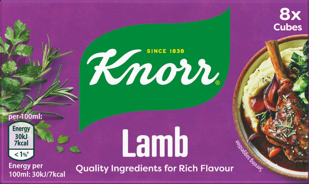 Knorr lamb stock cubes