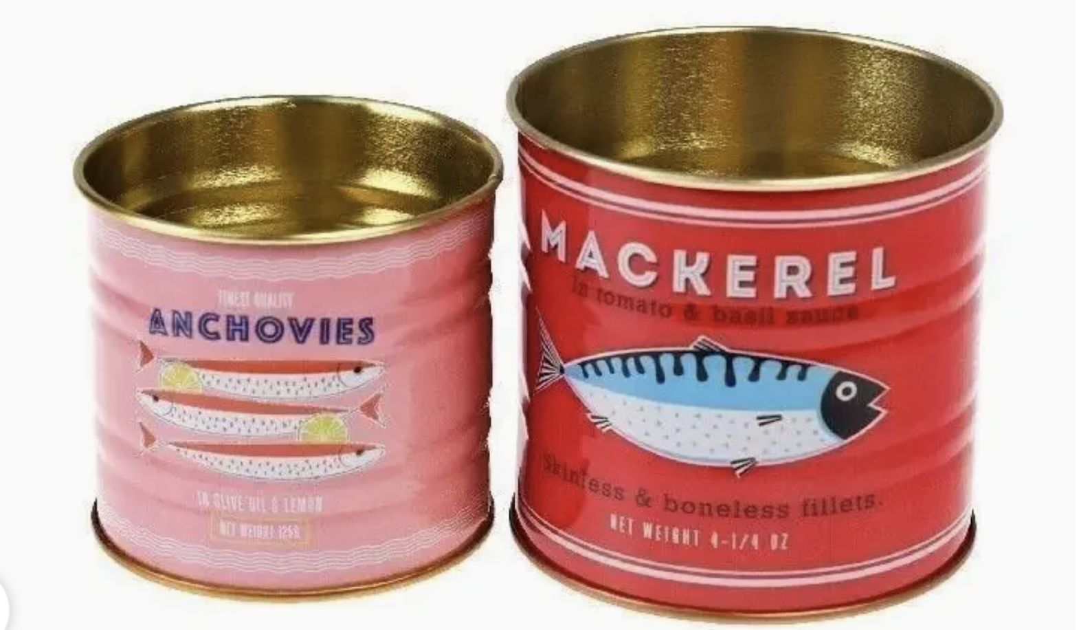 Mini Storage Tins - Fish