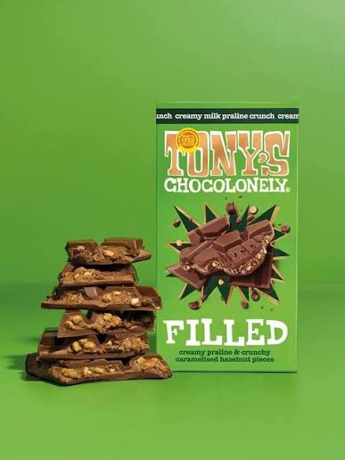 Tony's Milk Chocolate Praline Hazelnut Crunch