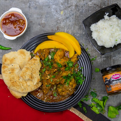 Recipe for  Spicy, Sweet & Zesty Nepalese Chicken Curry using Hidden Street Food Kathmandu Choyla paste