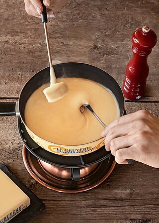 WIN A Le Gruyere branded fondue pot