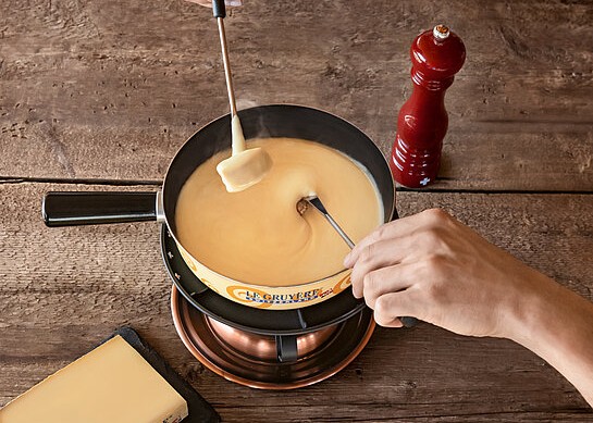 WIN A Le Gruyere branded fondue pot